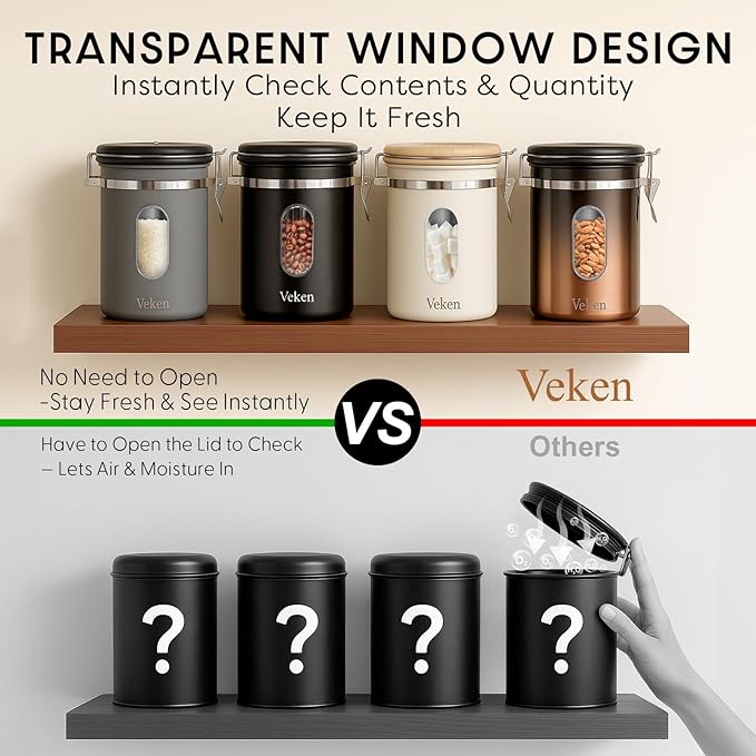 Veken Coffee Sugar Canister