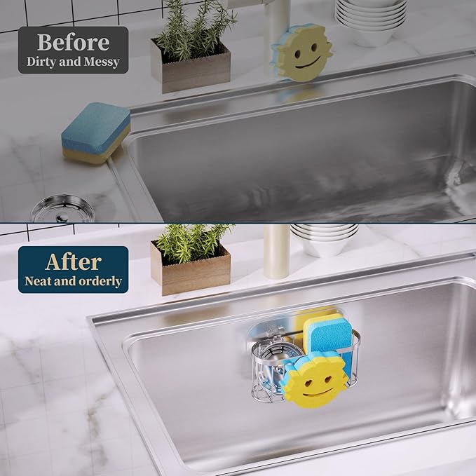 Consumest Sponge Holder Smiley Face