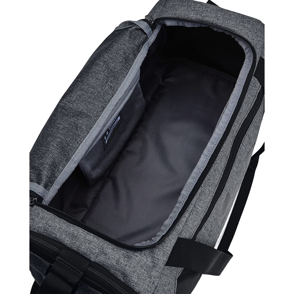 Under Armour Unisex-Adult Undeniable 5.0 Duffle , Pitch Gray Medium Heather (012)/Black , Medium