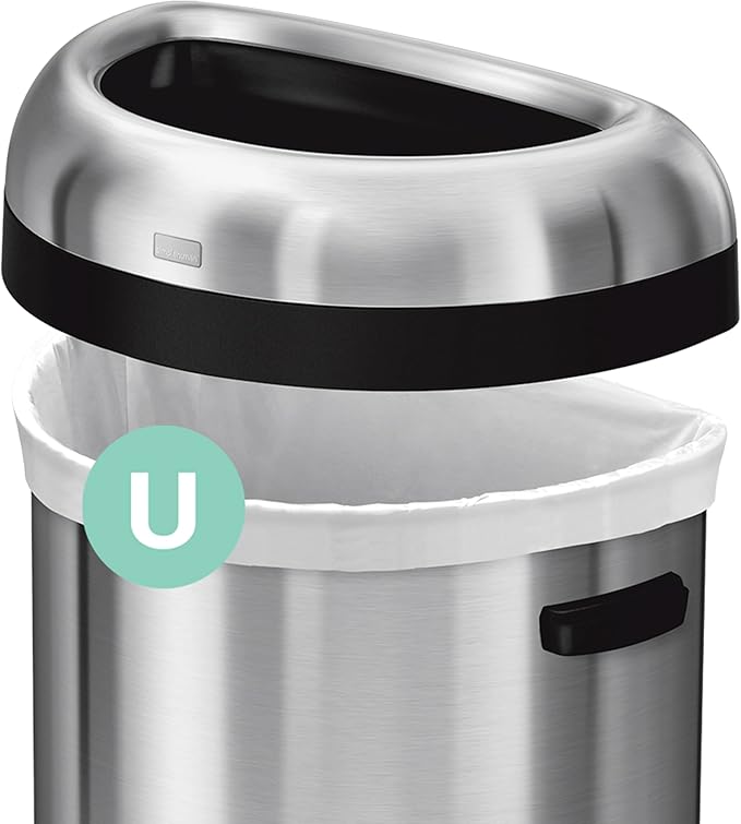 simplehuman Code U 200 Count, Dispenser Pack Custom Fit Liners, Drawstring