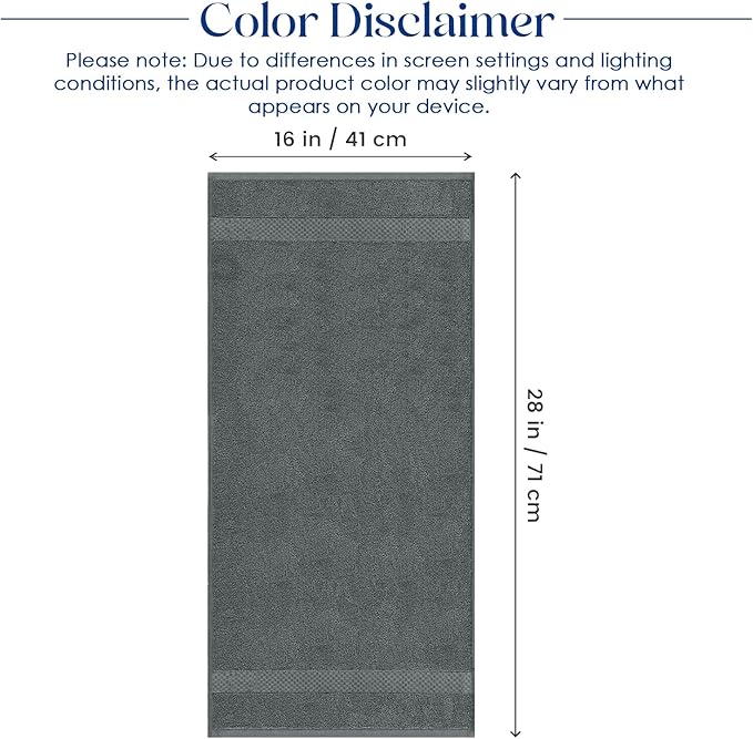 DAN RIVER 6-Pack Premium Hand Towels