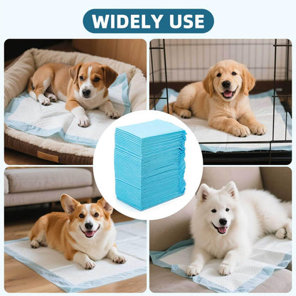 Nobleza Puppy Pads 50 Pack 90x60cm, Super Absorbent Pet Dog Puppy Training Pads Large, Leak-Proof 5 Layers Pet Pee Pad Mats, Dog Toilet Wee Pad, Disposable Incontinence Dogs Potty Training Mats