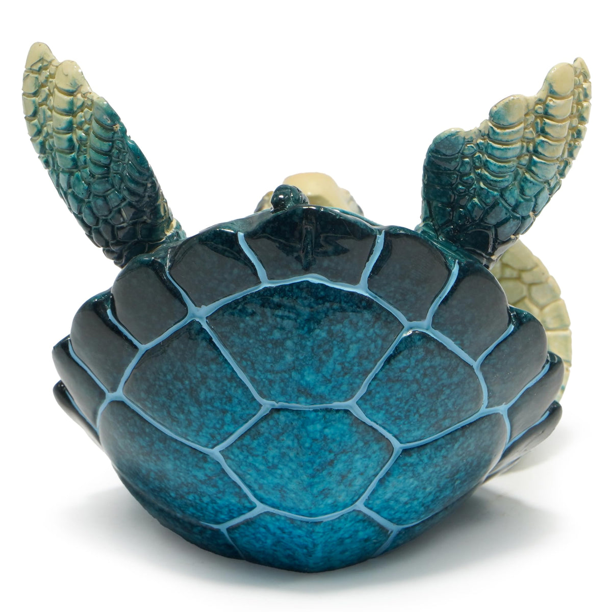 Hodao Sea Turtle Figurines Decoration Turtle Cell Phone Stand Holder for Home Office Desk Summer Ocean Style Phone Holder Decor for Beach Table Statues Gifts for Friends (Blue-Turtle)
