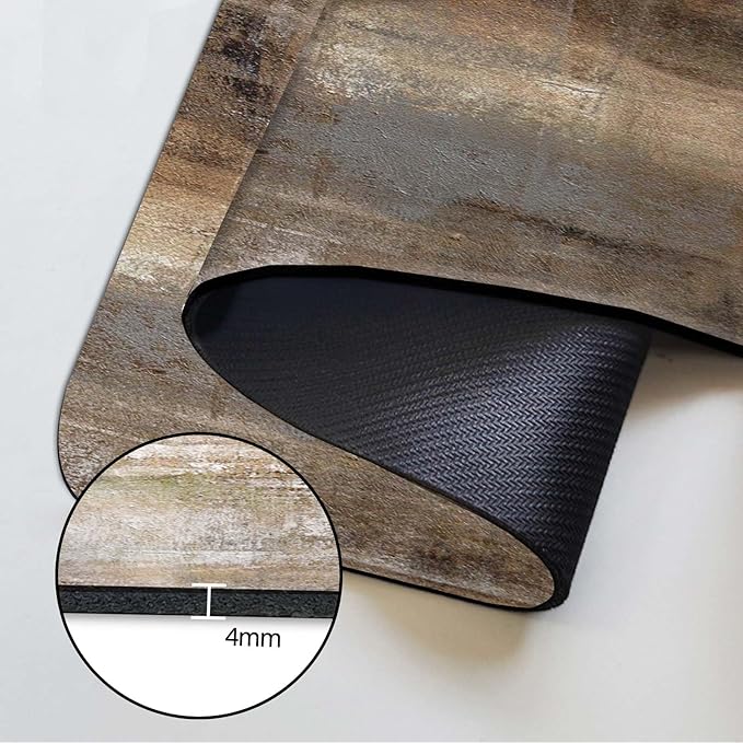 MCALK Dark Brown Kitchen Sink Faucet Mat Splash Guard, Absorbent Quick-Dry