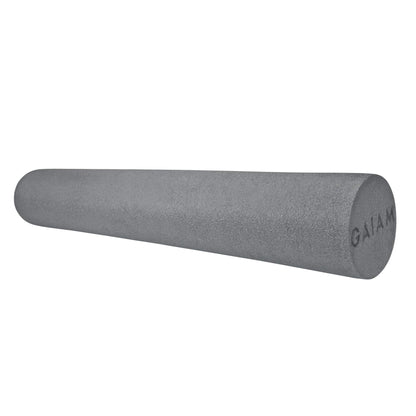 Gaiam Restore Foam Roller for Muscle Massage - Deep Tissue Muscle Massager for Sore Muscles & Stimulation - Total Body Pain Relief, Back, Neck, Foot, Calf, Leg, Arm (18 Inch and 36 Inch)