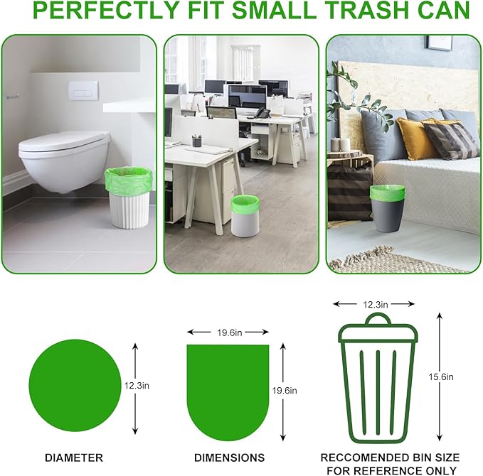 5 Gallon Biodegradable Garbage Bags
