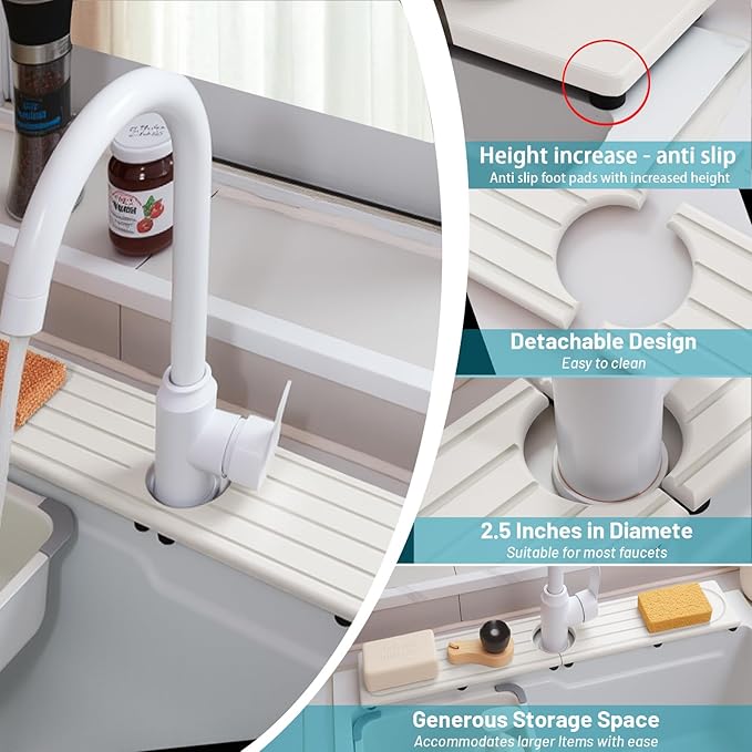 Faucet Mat for Kitchen Sink