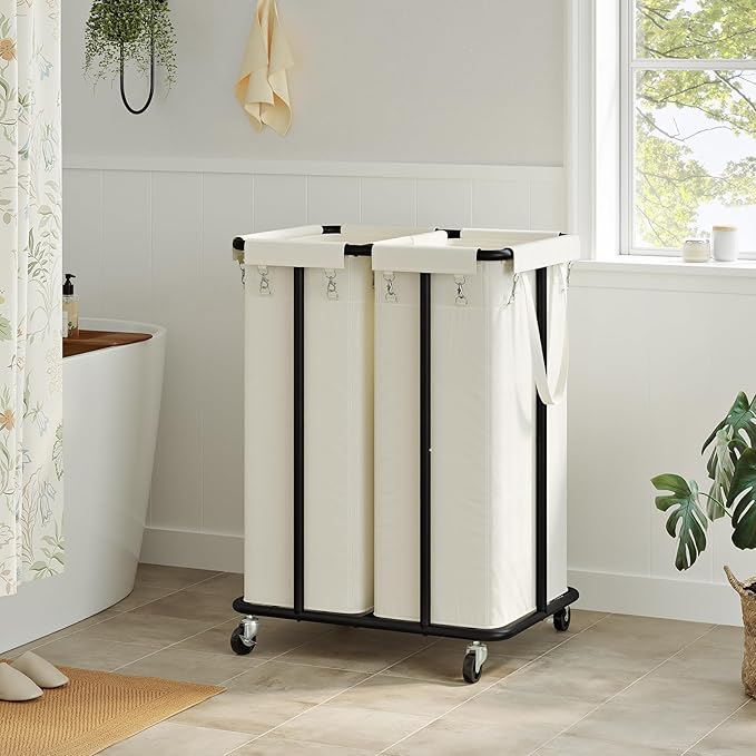 WOWLIVE Double Laundry Hamper