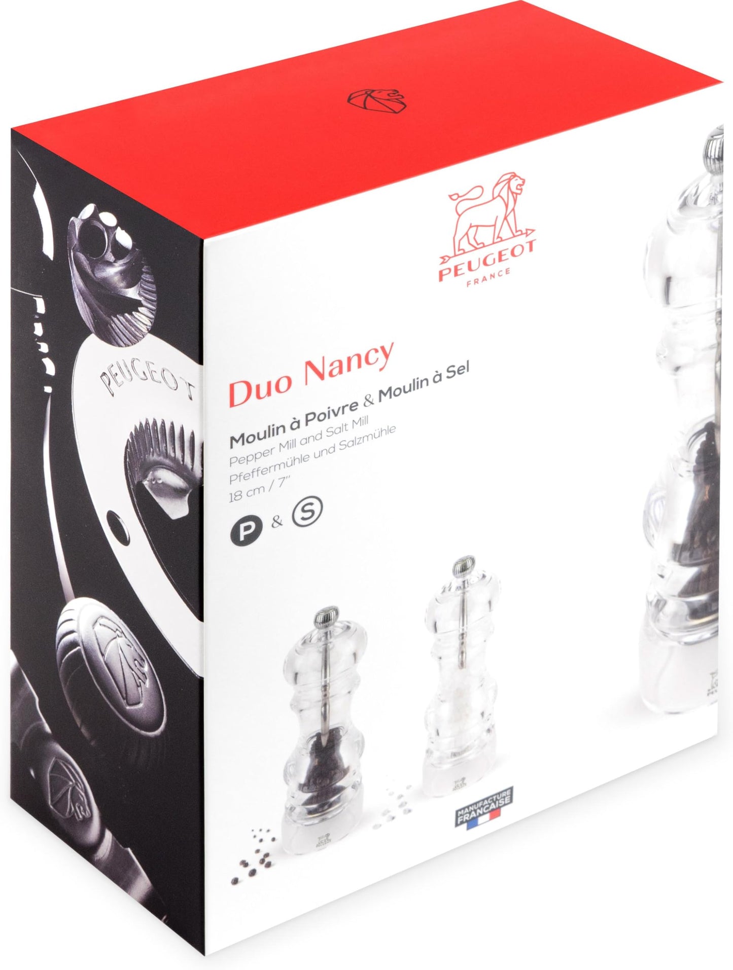 Peugeot Nancy 7 Inch Salt and Pepper Mill Set