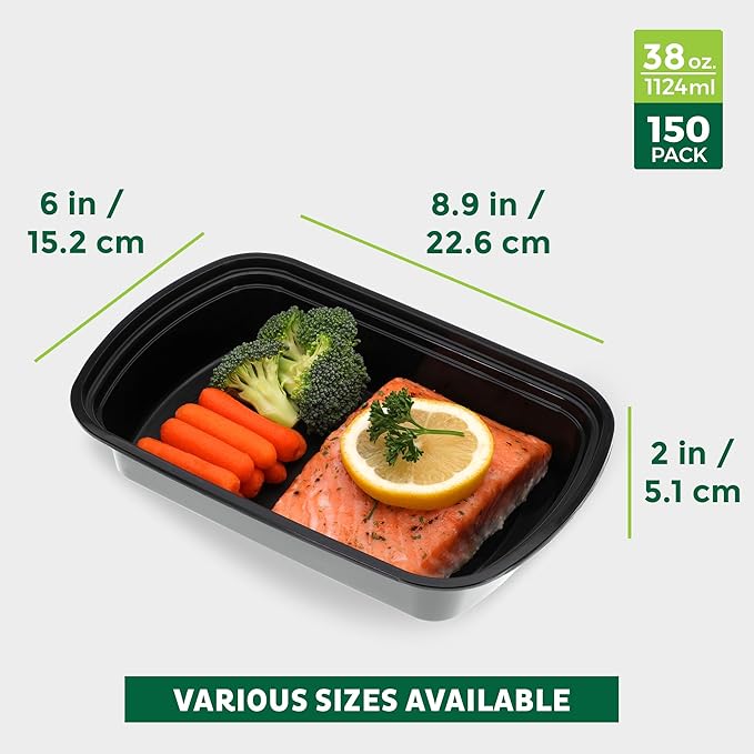 Freshware Meal Prep Containers 1 Compartment Food Containers
