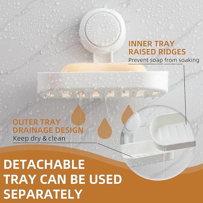 LEVERLOC Soap Holder Suction Cup