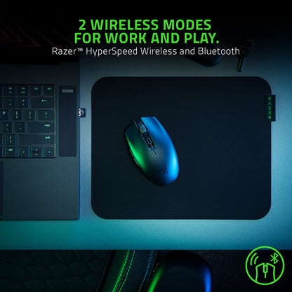 Razer Orochi V2 Mobile Wireless Gaming Mouse: Ultra Lightweight - 2 Wireless Modes - Up to 950hrs Battery Life - Mechanical Mouse Switches - 5G Advanced 18K DPI Optical Sensor - White