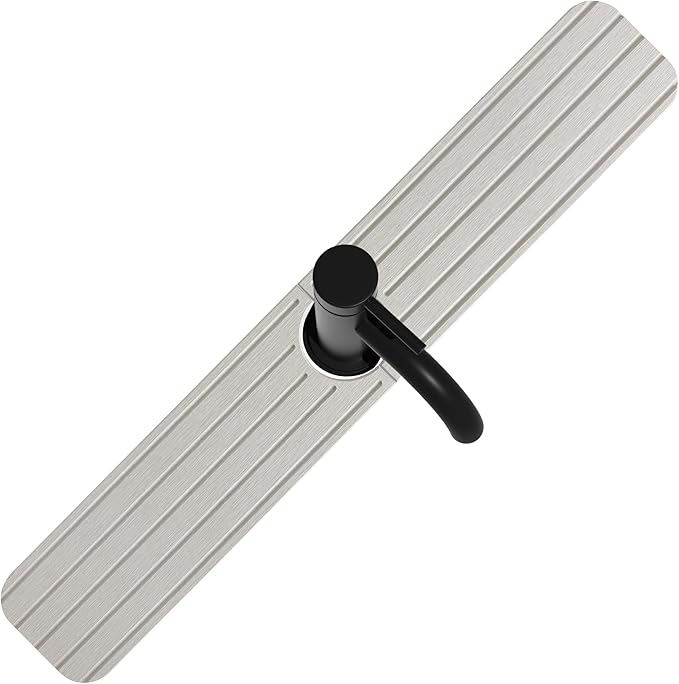 23.6inch x 4inch Kitchen Sink Faucet Mat, Water Absorbing Stone Faucet Splash