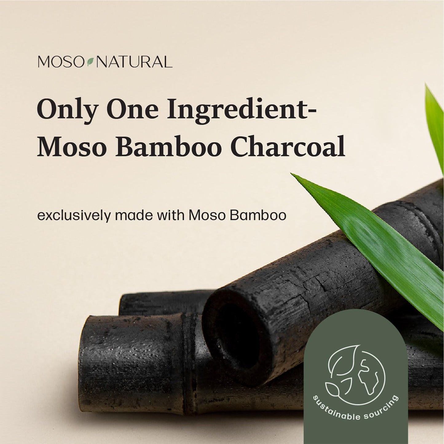 Moso Natural Air Purifying Bag 600g. A Scent Free Odour Eliminator for Kitchens, Bedrooms, Living Rooms, Pet Areas. Premium Moso Bamboo Charcoal Odour Absorber. Free Standing Design.
