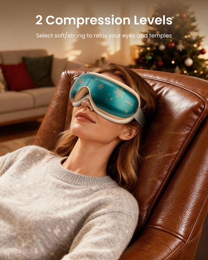 RENPHO Eye Massager with Heat, Valentines Day Gifts for Her Him Birthday Gifts for Women Mom, FSA Eligible HSA Eye Mask for Migraine,Sleep Mask for Dry Eyes Relax, Handheld Massager Eyeris 1