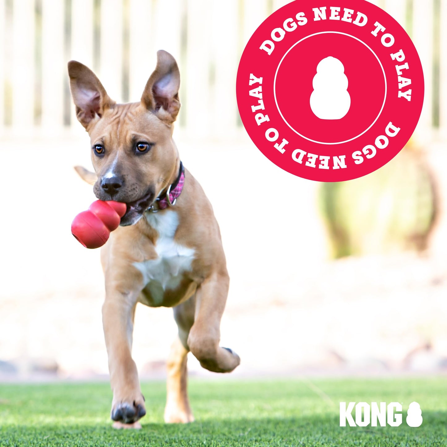 KONG Classic Stuffable Dog Toy - Fetch & Chew Toy for Dogs - Treat-Filling Capabilities - Durable Natural Rubber Material - For Medium Dogs
