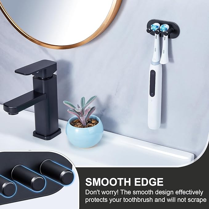 Electric Toothbrush Head Holder, Toothbrush Holders Wall Mounted, Adhesive