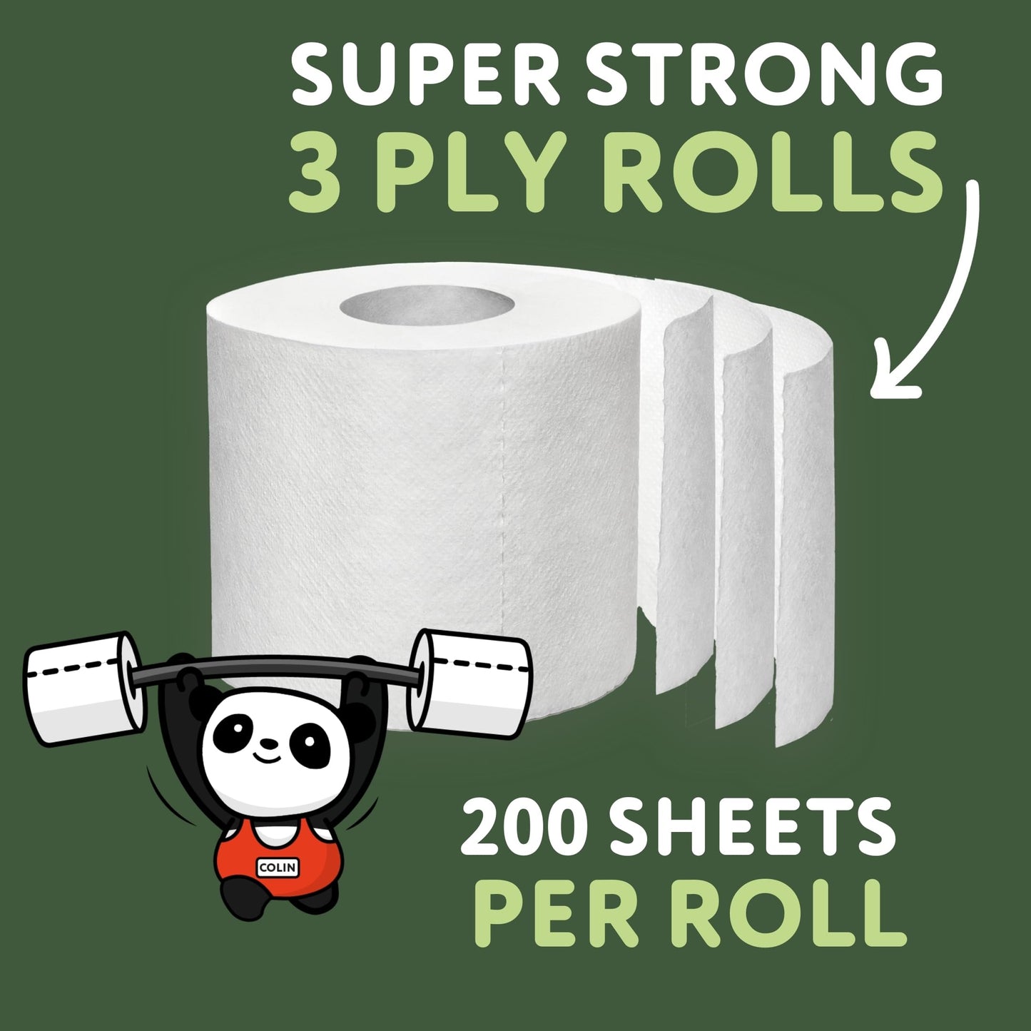 The Cheeky Panda Bamboo Toilet Roll Bulk Buy – 24 Rolls (6 Packs of 4) | 3 Ply Toilet Paper | Plastic Free Packaging and Sustainable Tissue Paper | Eco Friendly Loo Roll