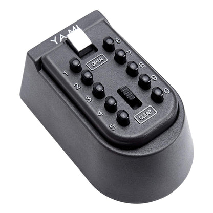 Exterior Outdoor Waterproof Hide Wall Mounted Key Safe Box - House use Key Storage Lock Box,Key Lock Box(Black)