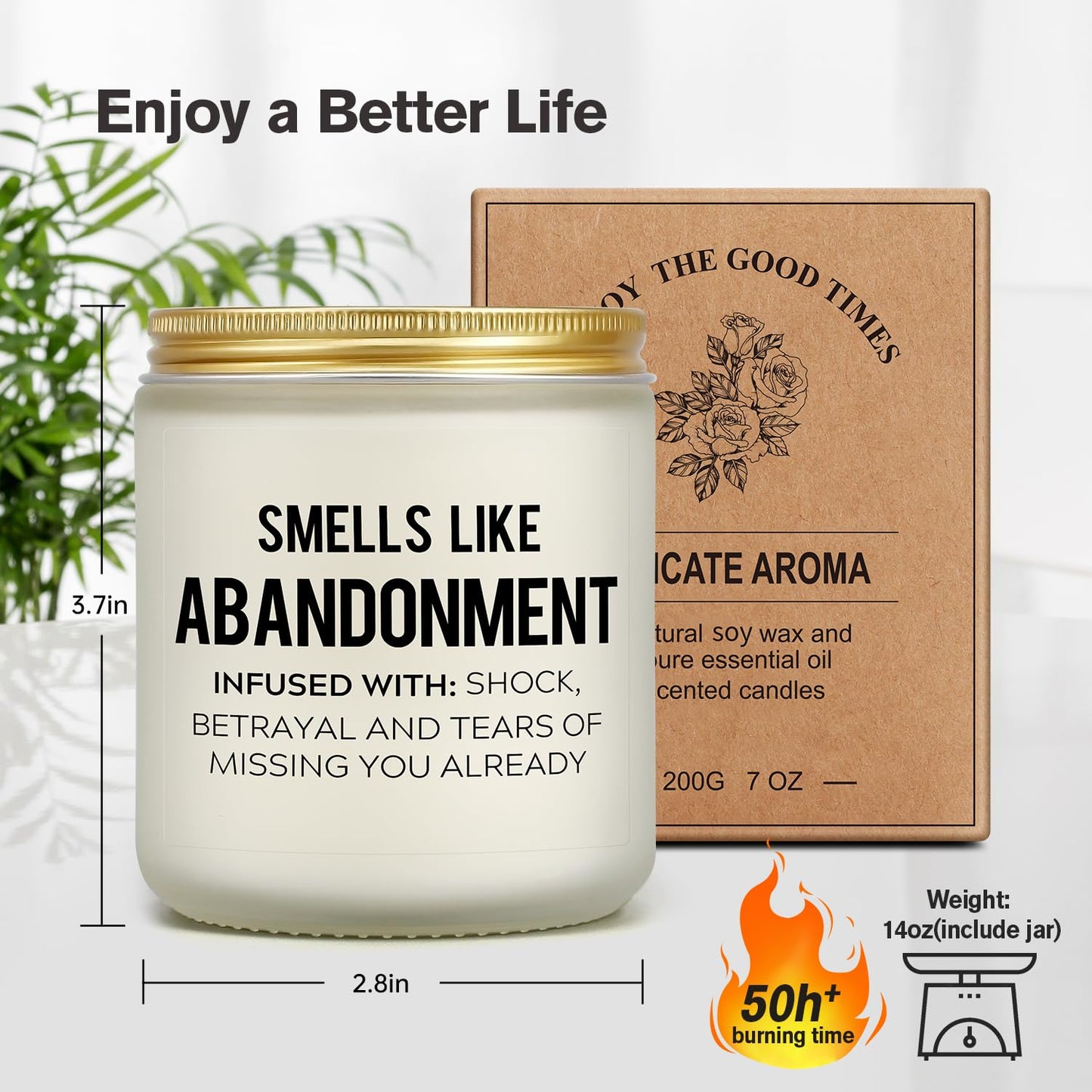 Farewell Gifts for Coworkers – Funny Leaving Gift Ideas for Retirement Moving Away Going Away Goodbye New Job, Miss You Candle for Women Female Men Boss Friends Work Bestie Neighbor (Lavender)