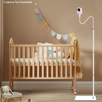 Derebir Baby Monitor Floor Stand Holder Compatible with Babysense ‎V43_2CAM and MaxView 2CAM Camera Baby Flexible Baby Monitor Mount Stand(68.8 inch)
