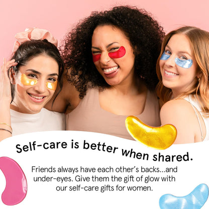 grace & stella Under Eye Patches (12 pairs) Eye Masks for Puffy Eyes and Dark Circles - Graduation Gifts for Teens, Birthdays, Bachelorette Party Favors, Self Care Gifts for Women - Vegan Cruelty-Free