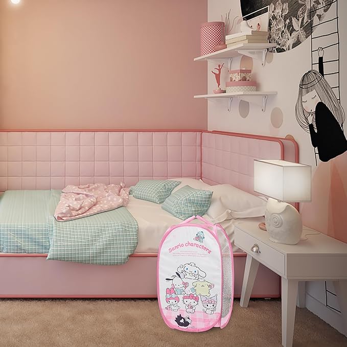 Cute Mesh Popup Laundry Hamper