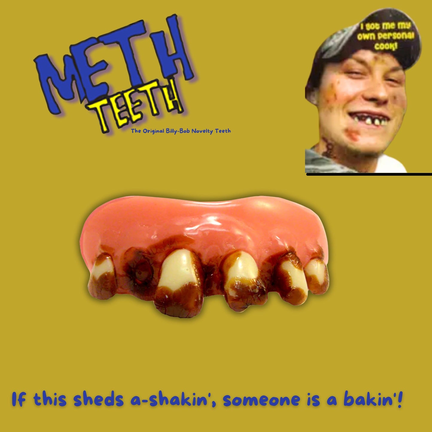 Billy-Bob Meth Teeth Novelty Fake