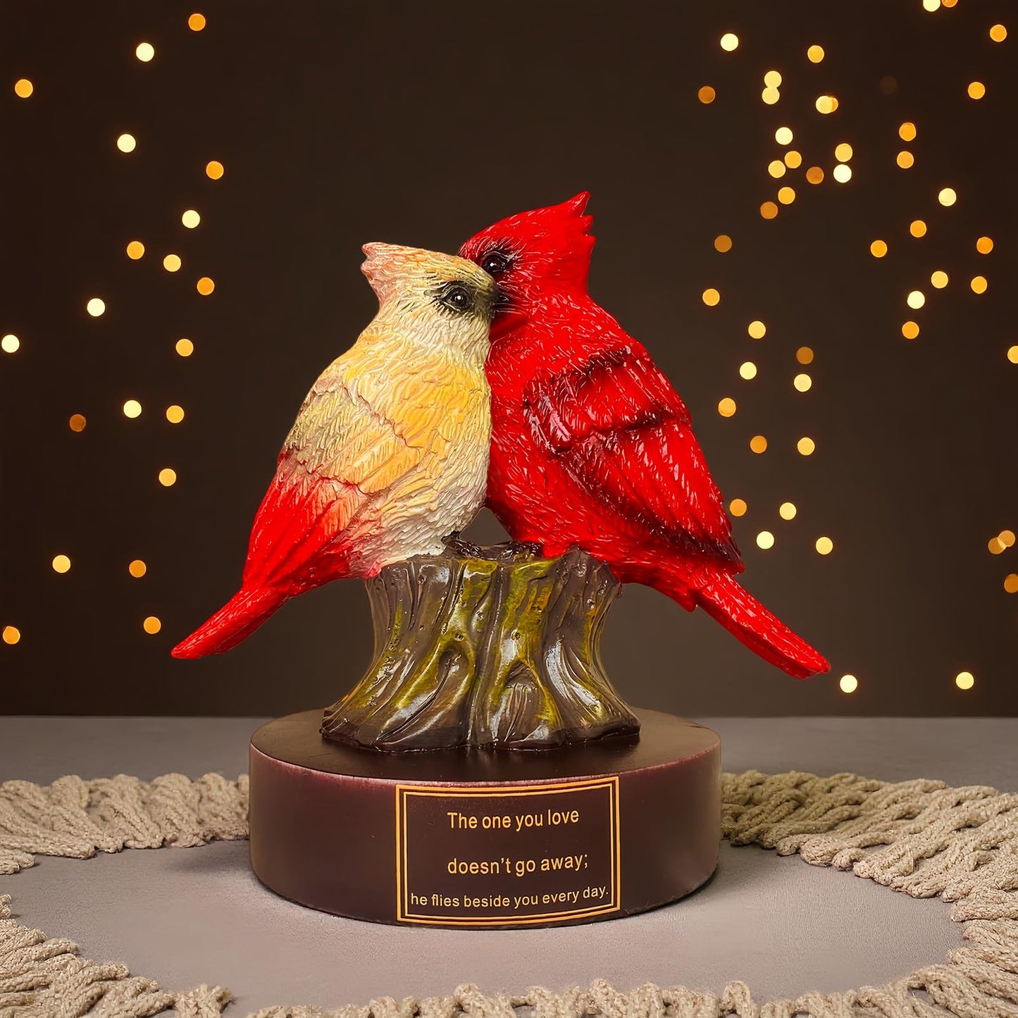 Yumetonia Cardinal Decor,Cardinal Gifts,Bird Collectible Figurines of Resin