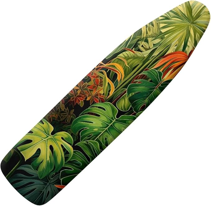 Tropical Palm Easy Installation 15x54 Ironing Board Cover and Pad