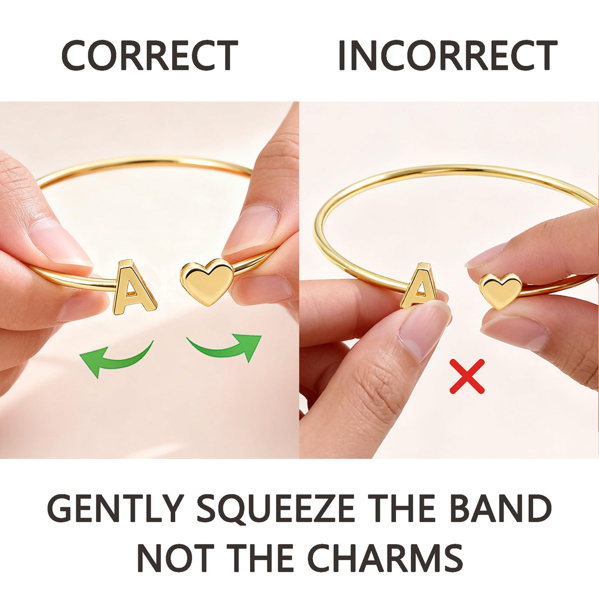 Turandoss Girlfriend Sister Gifts – Birthday Gifts for Girlfriend Her, Personalized Initial J Heart Cuff Bangle Bracelets for Women Trendy Jewelry