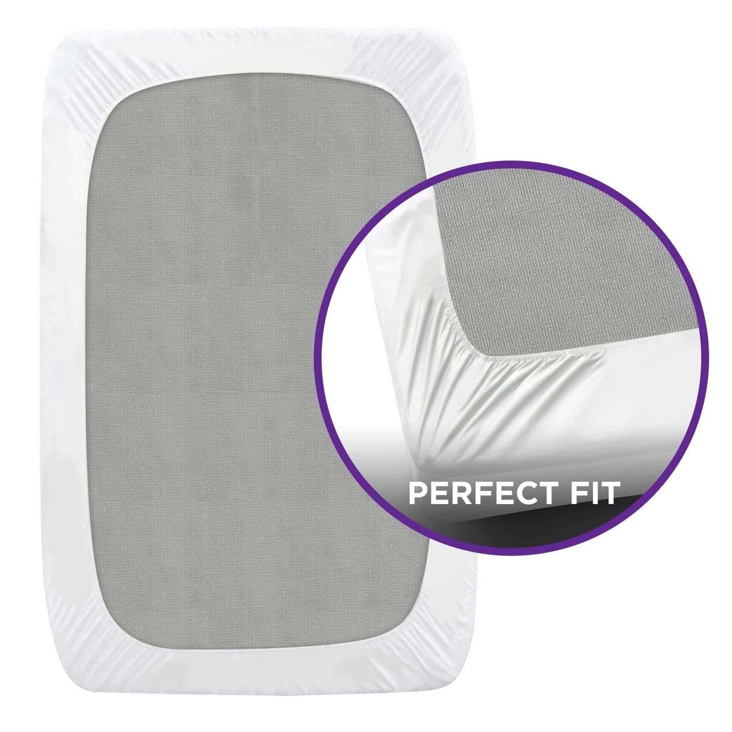 BLISSFORD Plastic Mattress Protector - Heavy Duty, Fitted Vinyl - Plastic Mattress Cover Full, Rubber Sheets for Bedwetting Adult or Child, 100% Waterproof Sheets Full Size
