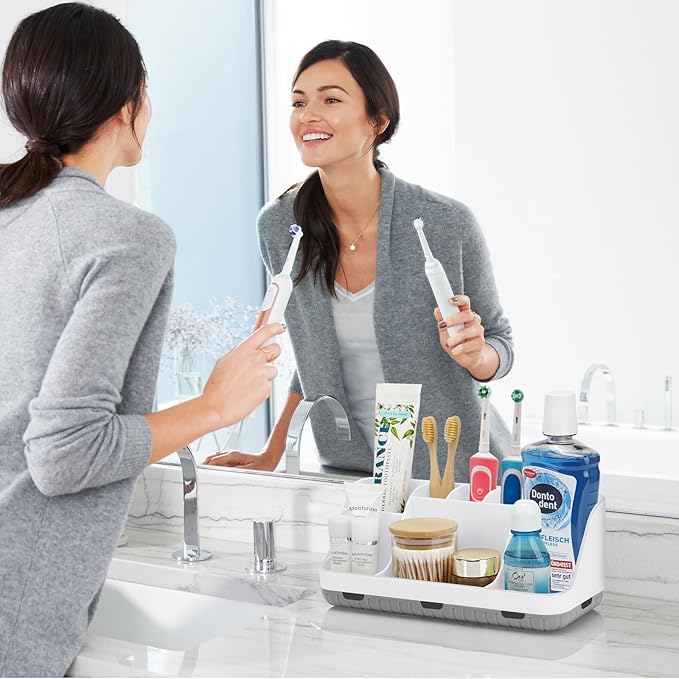 Toothbrush Holders for Bathrooms Countertop Organizer