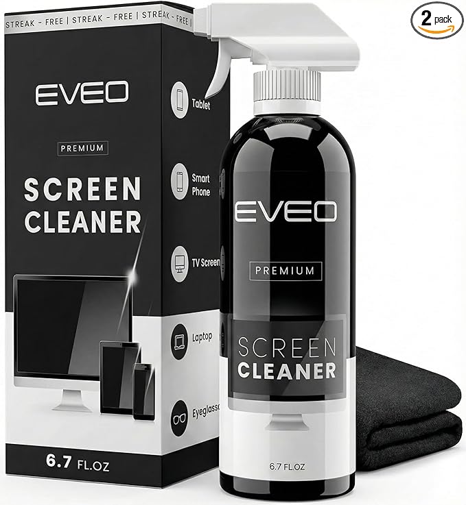 EVEO® Screen Cleaner Spray Kit TV Screen Cleaner