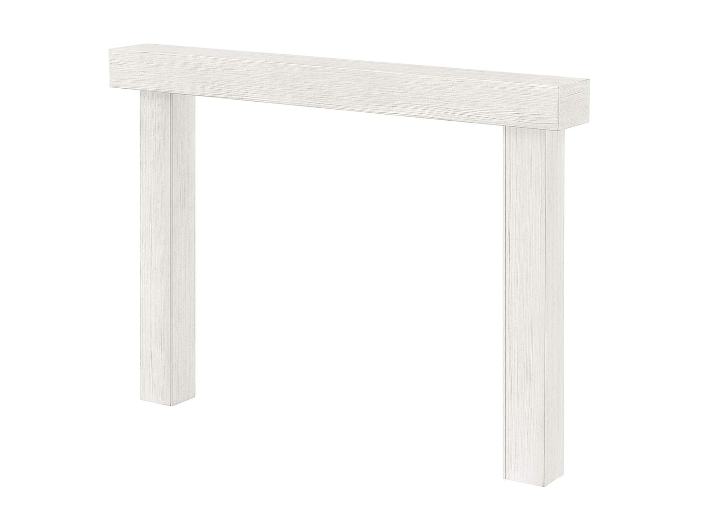 Pearl Mantels ARYB48S Non-Combustible Mantel Surround, Lightly Textured Salt Hand Applied Finish, Interior Opening 48" W x 42" H