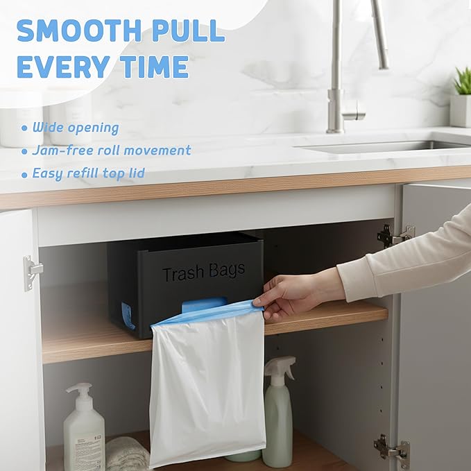 2-Pack Trash Bag Holder Dispenser