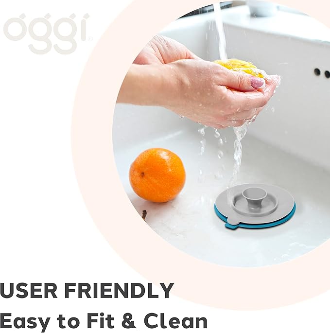 OGGI Silicone Sink Strainer & Stopper Set- Great Kitchen Sink Strainer