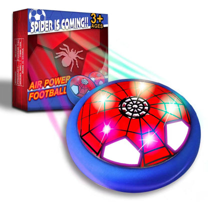 Soccer Toys for Boys 4-6 Hover Soccer Ball Indoor Gifts for Boys Kids Toys Birthday Gifts for 4 5 6 7 8 9 10 Year Old Boy Air Floating Soccer Toy with LED Lights Foam Bumper