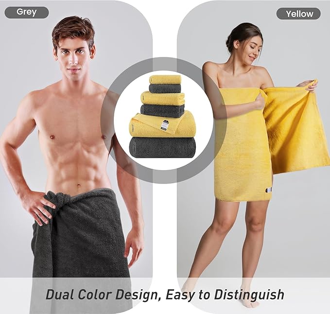 SEMAXE Towel 100% Cotton Towel for Bathroom, Bath Towel, Hand Towel