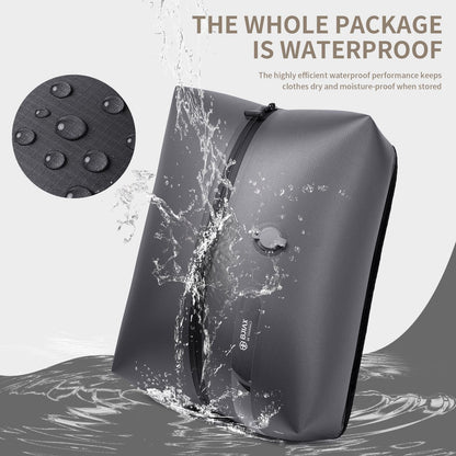 Vacuum Bags for Travel with Pump,Reusable Compression Packing Cubes to Save Space for Luggage and Backpack with IP68 Waterproof,Vacuum Seal Bags for Clothing travel（2packbag with Pump)