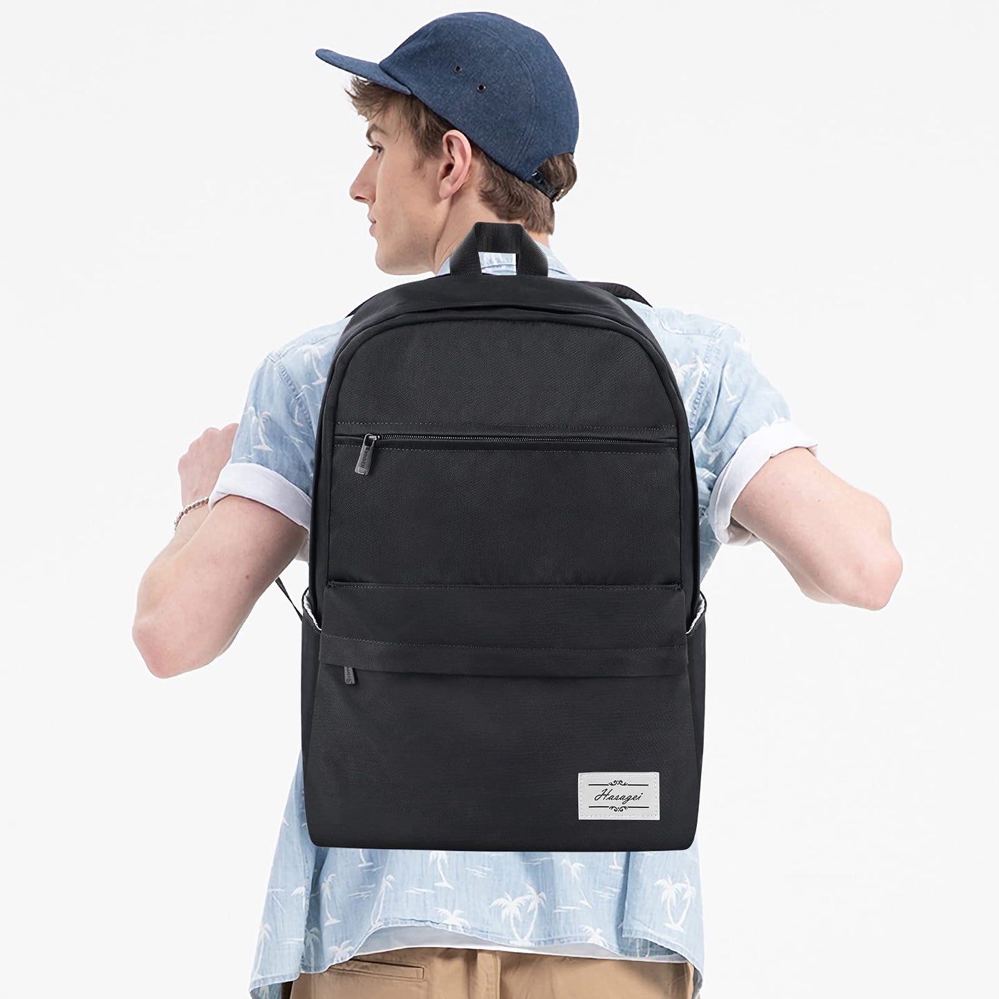 HASAGEI Backpack for Men and Women - 15.6 Inch Laptop Compartment, Modern Waterproof Daypack, Large School Bag for Teenagers, Hiking and Travel