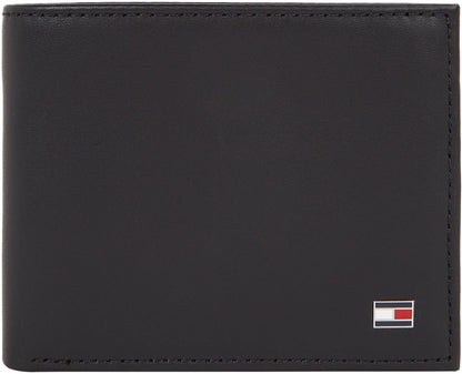 Tommy Hilfiger Men’s Eton Mini Wallet, Black (Black), One Size