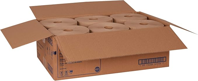 Tork Natural Paper Hand Towel Roll H21 100% Recycled Fiber, Universal Fit 6