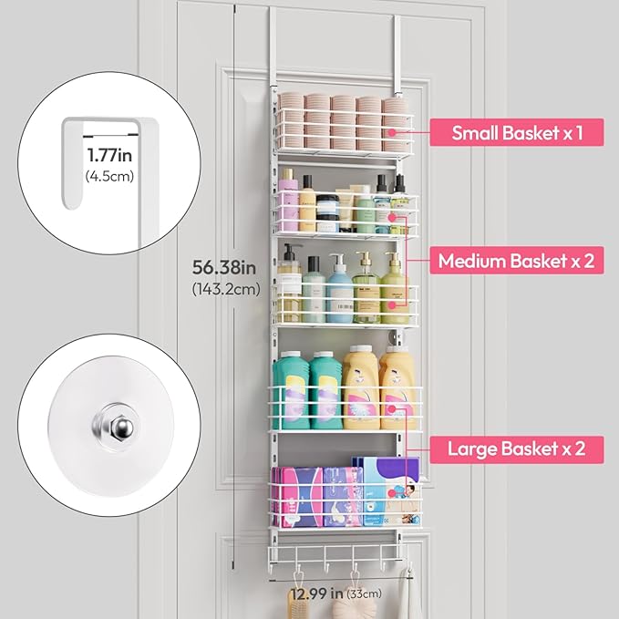SWTYMIKI Over The Door Organizer