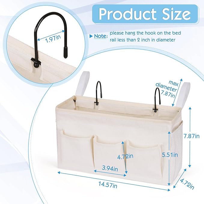 Bedside Storage Caddy/Bedside Hanging Storage Bag