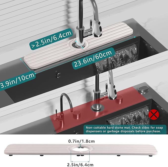 Faucet Mat for Kitchen Sink