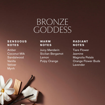 Estée Lauder Bronze Goddess Eau Fraîche Spray with Notes of Tiare Flower, Creamy Coconut, Amber, Sandalwood & Vanilla | Perfumes for Women, Travel Size, 0.34 Fl Oz