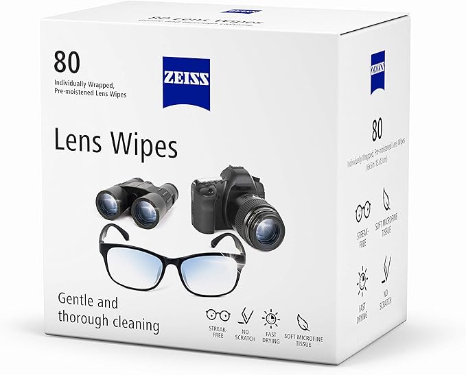 ZEISS Pre-Moistened Lens Cleaning Wipes