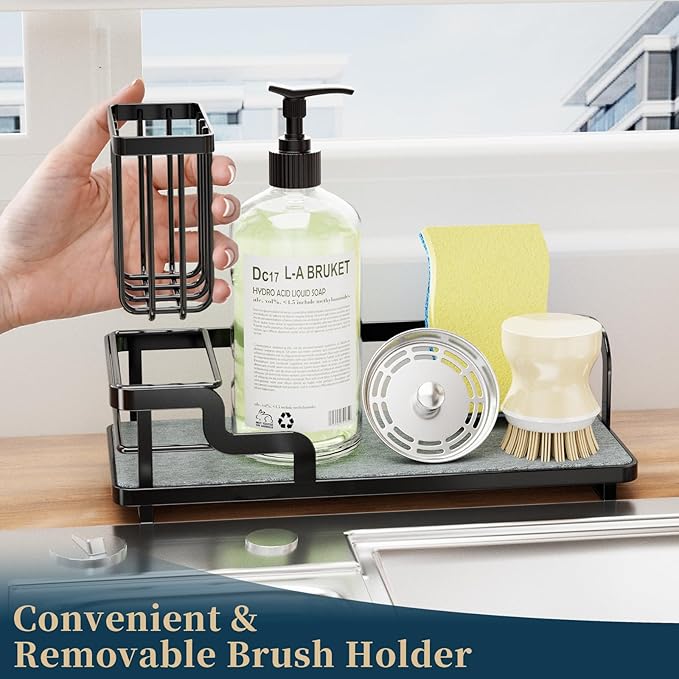 Consumest Sponge Holder for Kitchen Sink