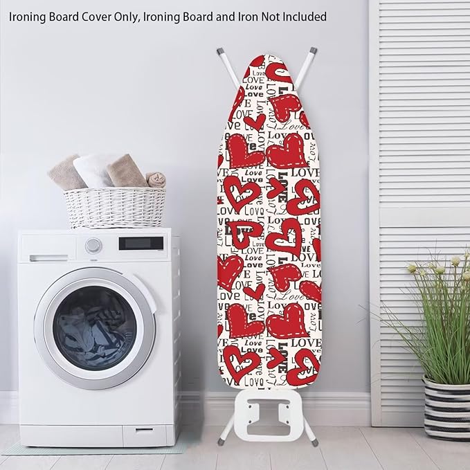 Love Heart Vintage Ironing Board Covers